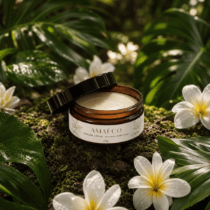 Manteiga Capilar Umectante Amaéco Botanics: Blindagem, Pré-Shampoo e Finalizador (Fórmula Waterless 100% Pura)