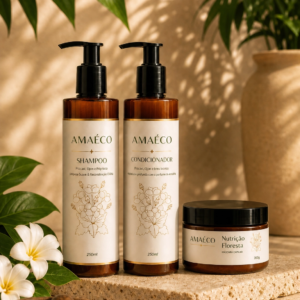Kit Amaéco Botanics: Reconstrução Diária e Nutrição Profunda da Amazônia (Shampoo + Máscara + Condicionador)
